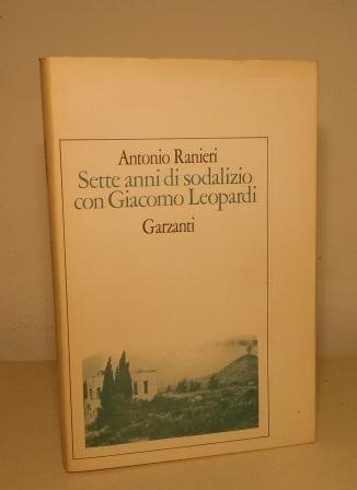 SETTE ANNI DI SODALIZIO CON GIACOMO LEOPARDI