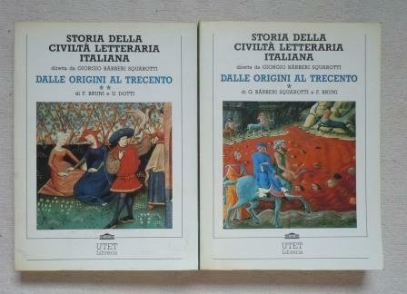 STORIA DELLA CIVILTA' LETTERARIA ITALIANA - VOL. 1 DALLE ORIGINI …