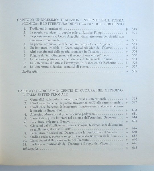 STORIA DELLA CIVILTA' LETTERARIA ITALIANA - VOL. 1 DALLE ORIGINI …