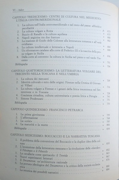 STORIA DELLA CIVILTA' LETTERARIA ITALIANA - VOL. 1 DALLE ORIGINI …