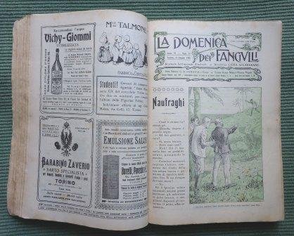 LA DOMENICA DEI FANCIULLI - GIORNALE SETTIMANALE ILLUSTRATO - ANNO …