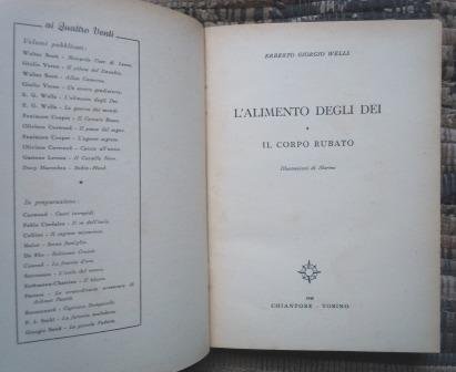 L'ALIMENTO DEGLI DEI - IL CORPO RUBATO - LLUSTRAZIONI DI …