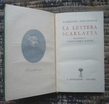 LA LETTERA SCARLATTA - BIBLIOTECA ROMANTICA 1932 - SECONDA EDIZIONE