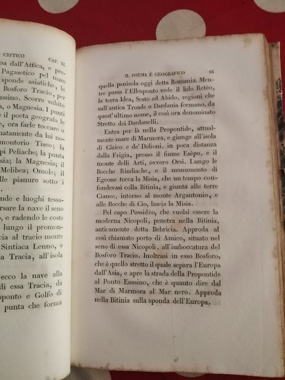 LE ARGONAUTICHE. OPERA COMPLETA IN TRE VOLUMI 1837-1838