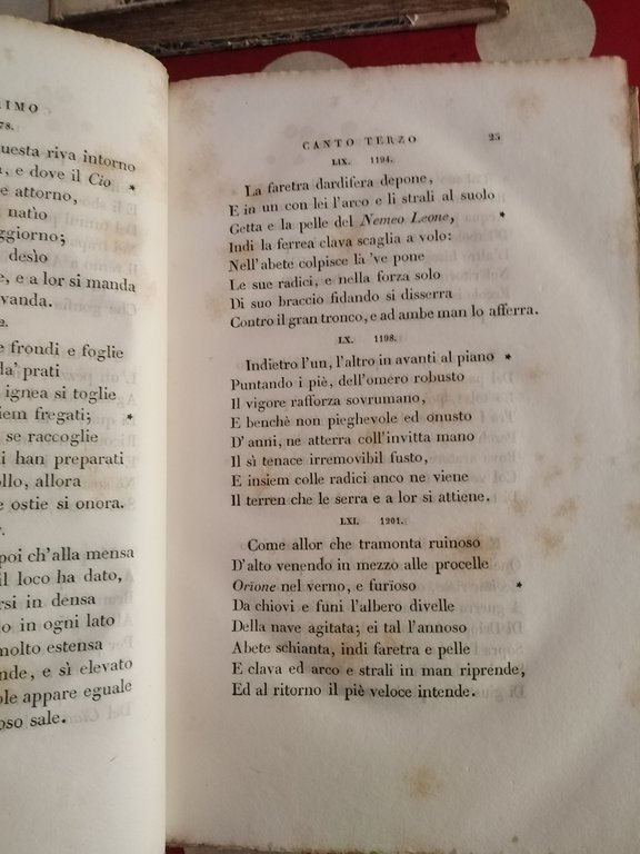 LE ARGONAUTICHE. OPERA COMPLETA IN TRE VOLUMI 1837-1838