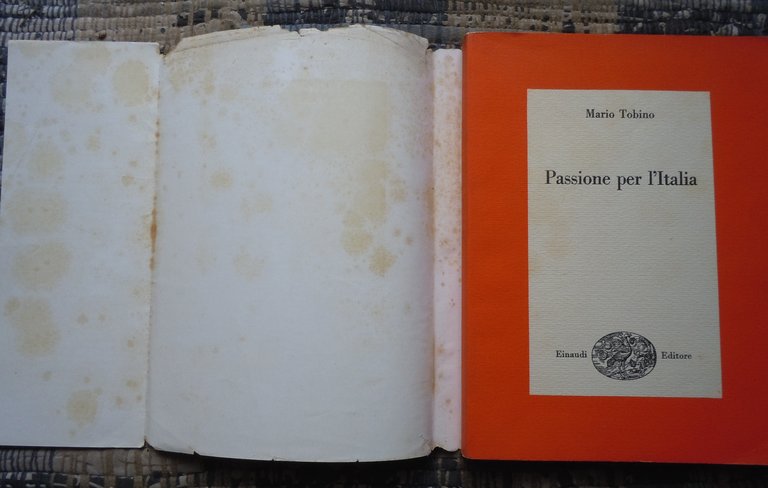 PASSIONE PER L'ITALIA - AUTOGRAFATO CON DEDICA