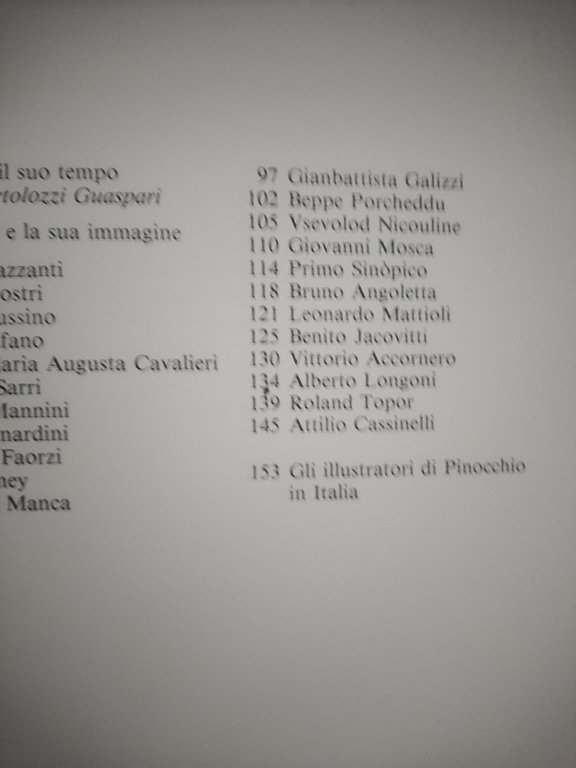 PINOCCHIO E LA SUA IMMAGINE