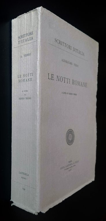 Le notti romane. A cura di Renzo Negri.