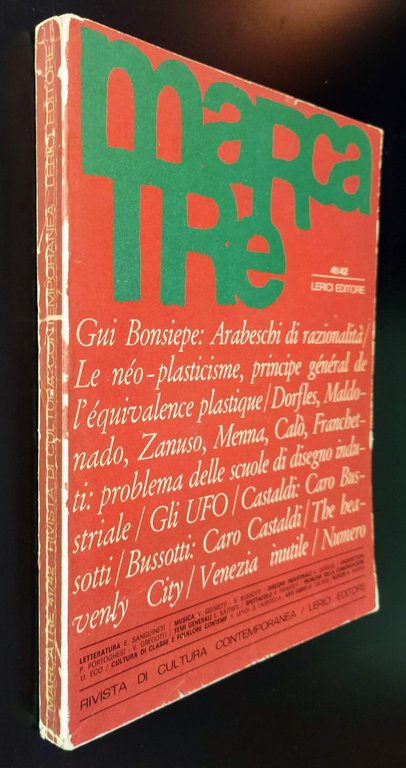 Marcatre. Notiziario di cultura contemporanea. 41/42.