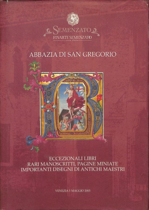 Abbazia di San Gregorio. Eccezionali libri, rari manoscritti, pagine miniate, … | Immagine principale
