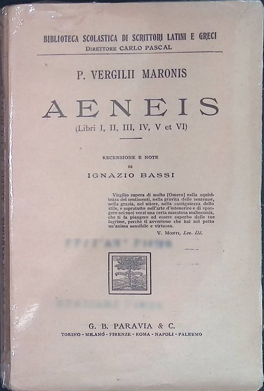 Aeneis. Libri I - II - III - IV - …