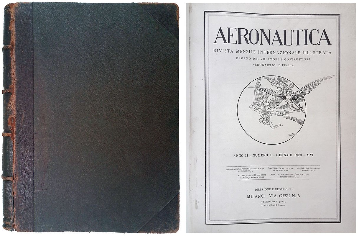 Aeronautica. Rivista mensile internazionale illustrata. Annata1928 | Immagine principale