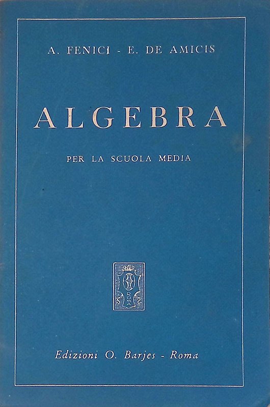 Algebra. Per la scuola media | Immagine principale