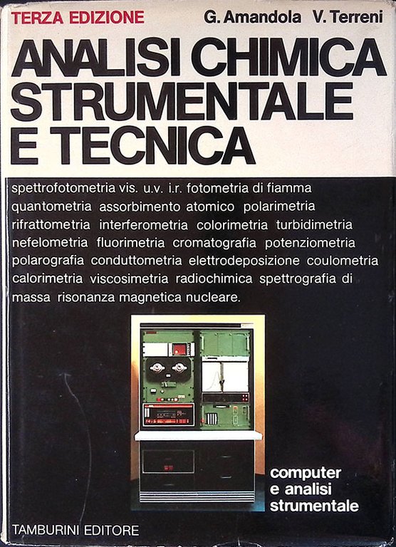 Analisi chimica strumentale e tecnica