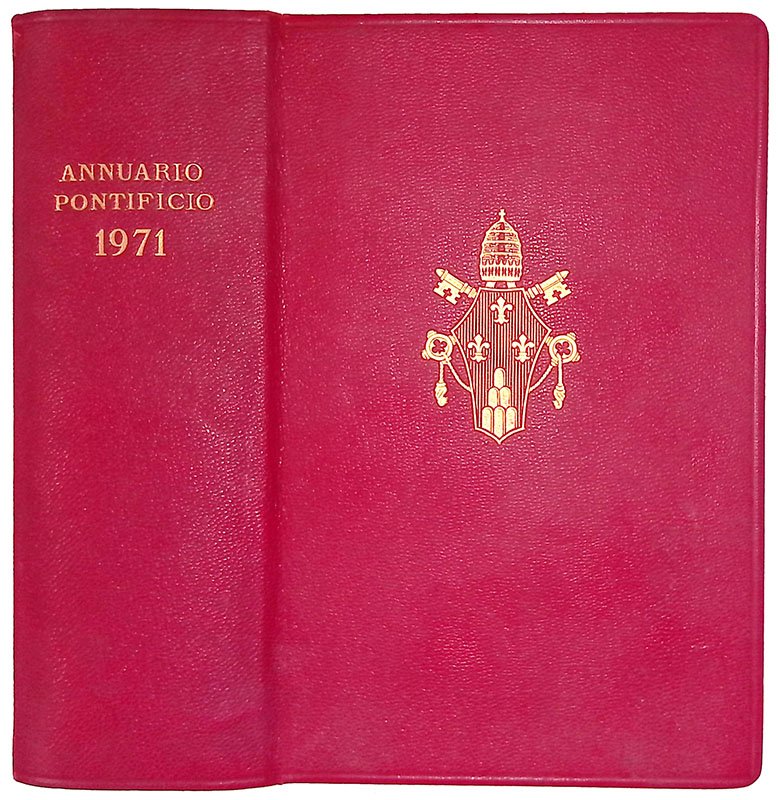 Annuario Pontificio per l'anno 1971 | Immagine principale