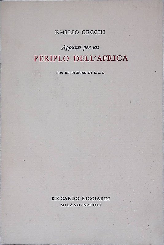 Appunti per un periplo dell'Africa