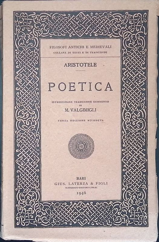 Aristotele. Poetica