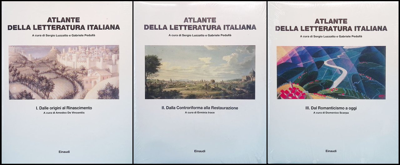 Atlante della letteratura italiana. TRE VOLUMI