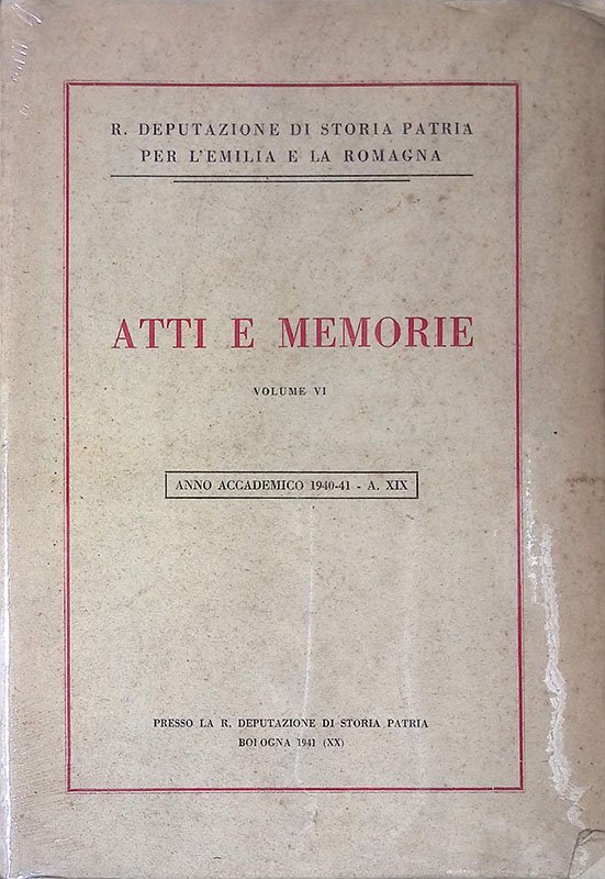 Atti e memorie della R. Deputazione di storia patria per …