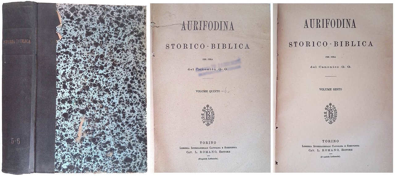 Aurifondina Storico-Biblica. Volume V-VI | Immagine principale
