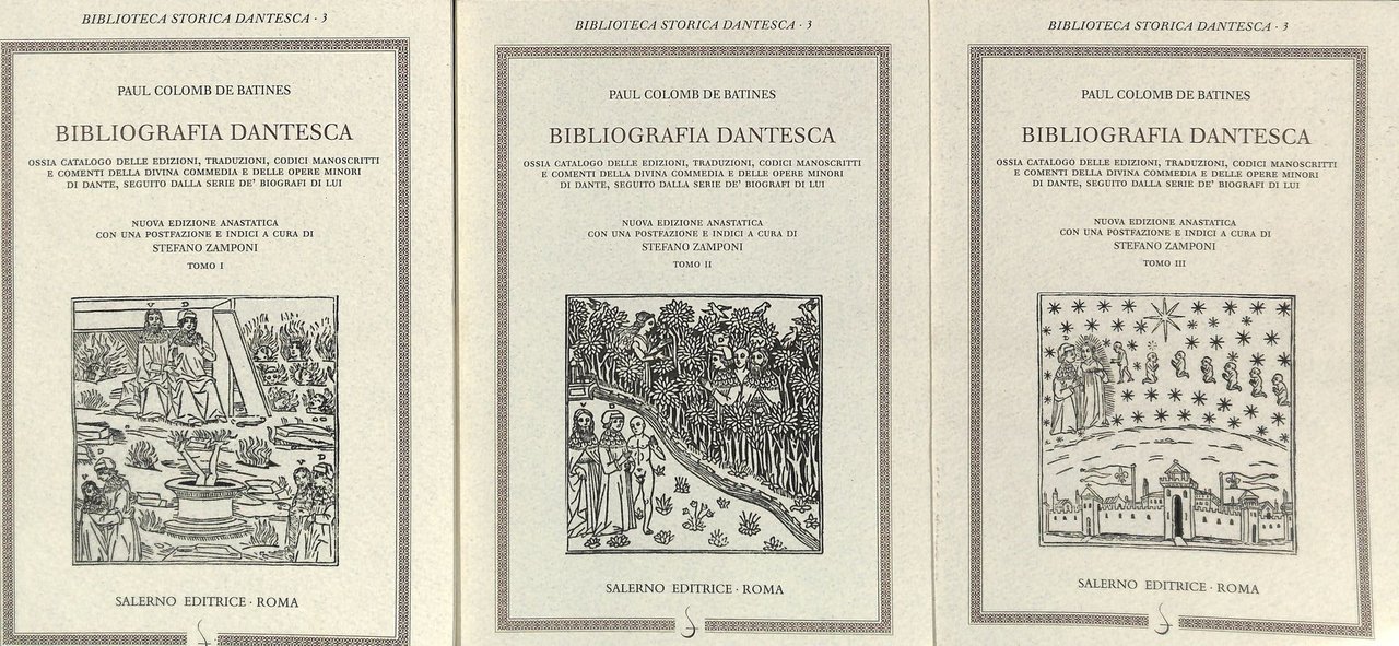 Bibliografia dantesca. (in tre volumi)