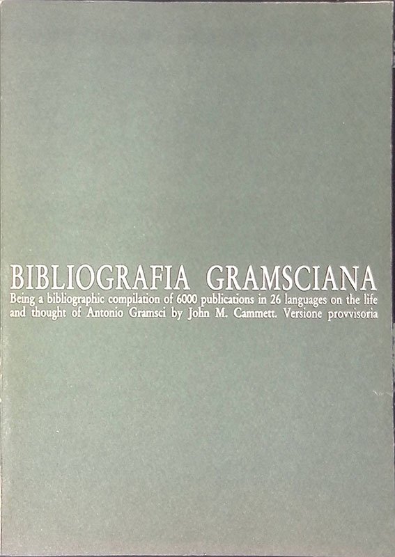 Bibliografia gramsciana | Immagine principale
