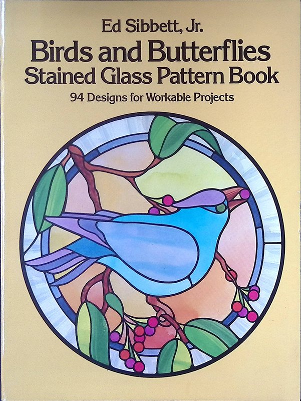 Birds and butterflies. Stained glass pattern book. 94 designs for …
