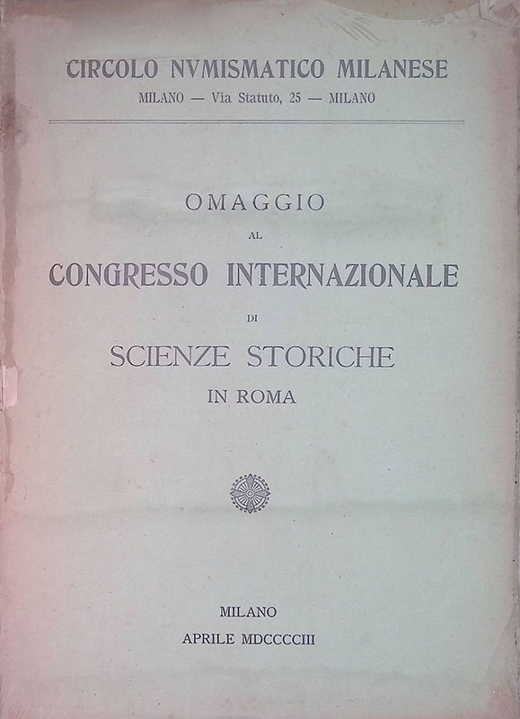 Bollettino di numismatica a di arte della medaglia. Anno I, …