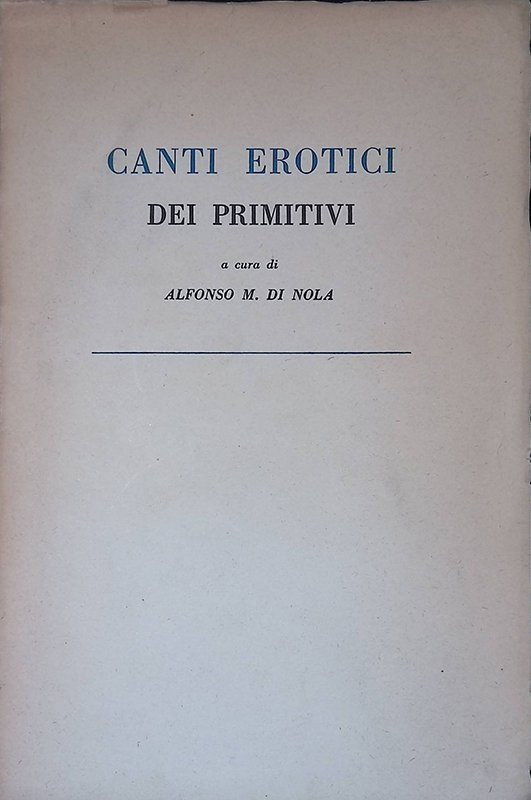 Canti erotici dei primitivi