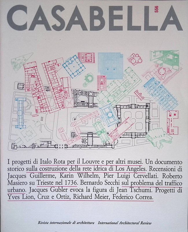 Casabella n. 556 - Aprile 1989 | Immagine principale