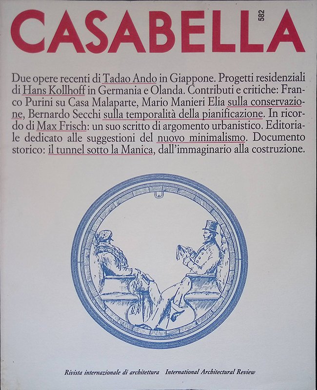 Casabella n. 582 - Settembre 1991 | Immagine principale