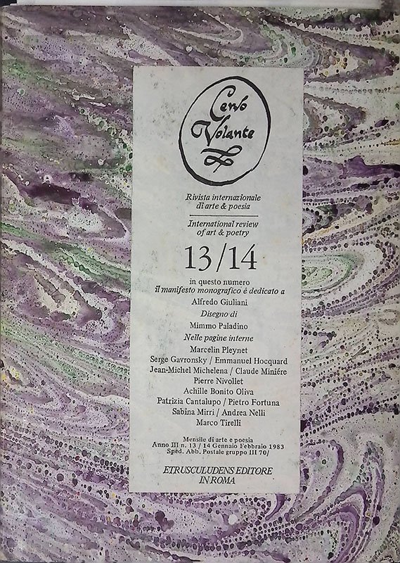 Cervo Volante. Rivista internazionale di arte e poesia. Anno III …