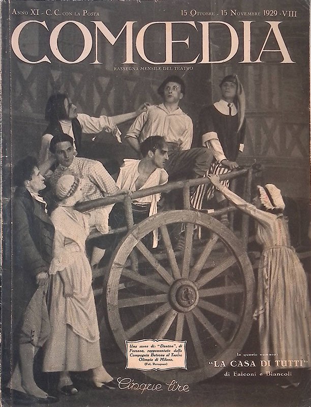 Comoedia. Anno XI n.10, 15 ottobre - 15 novembre 1929