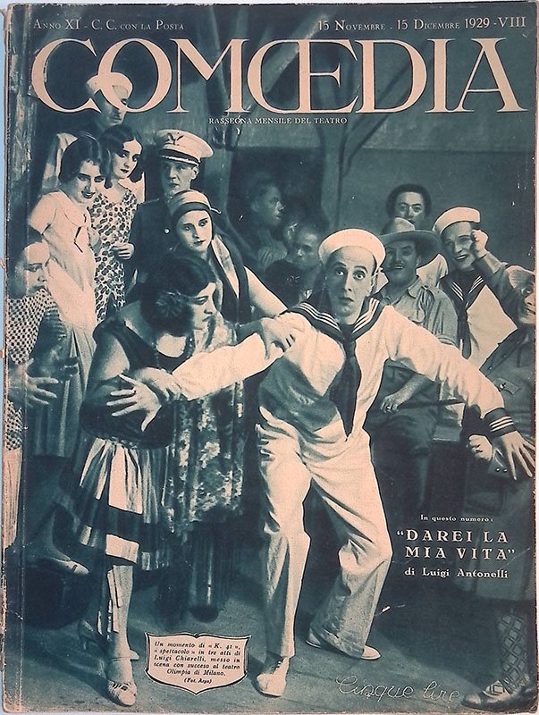 Comoedia. Anno XI n.11, 15 novembre - 15 dicembre 1929
