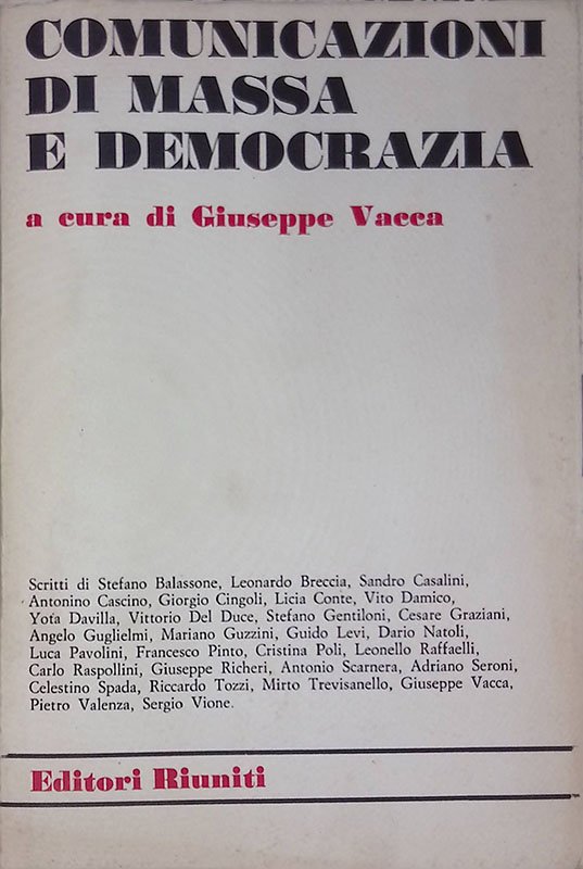 Comunicazione di massa e democrazia