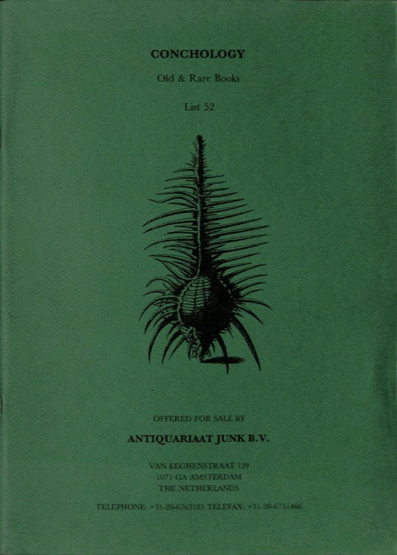 Conchology. Old and Rare Books. List 52 | Immagine principale