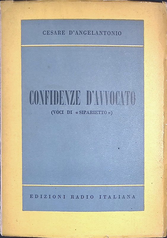 Confidenze d'avvocato. Voci di siparietto