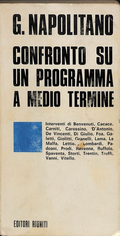 Confronto su un programma a medio termine