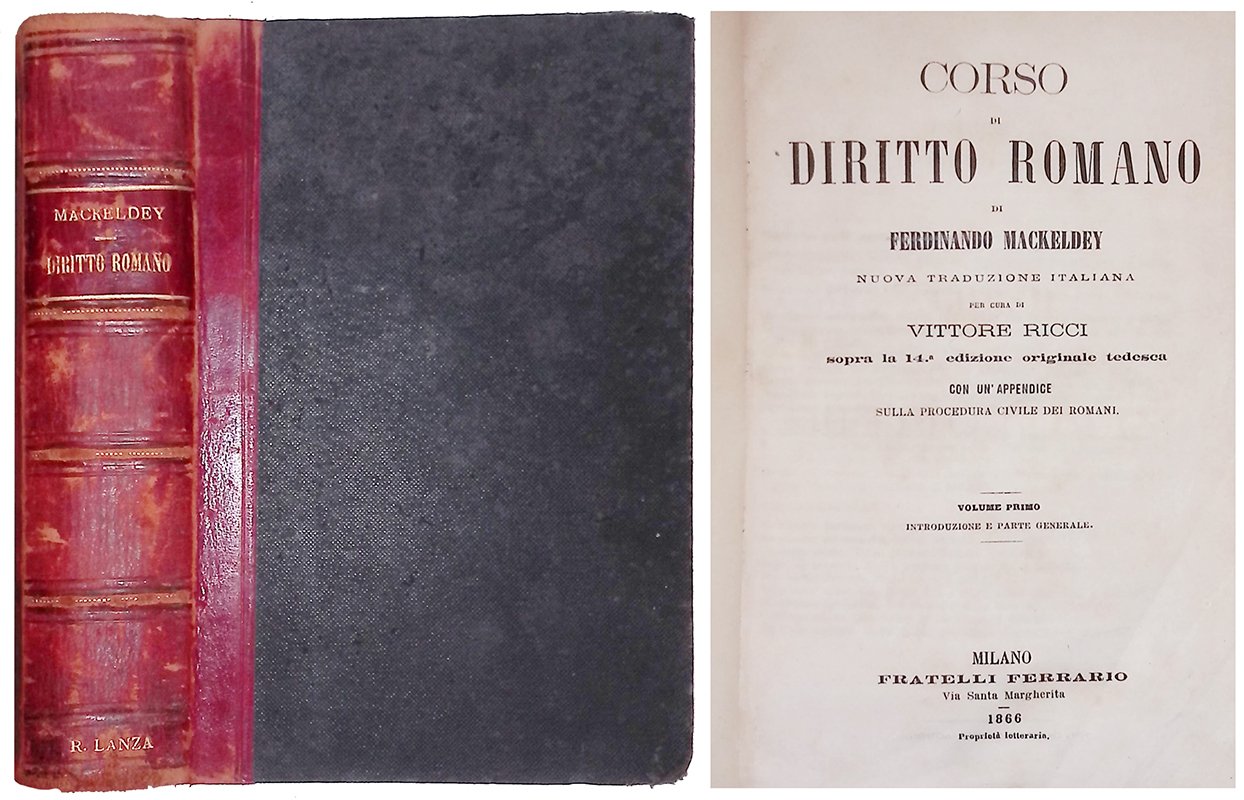 Corso di diritto romano. Vol.1 introduzione e parte generale | Immagine principale