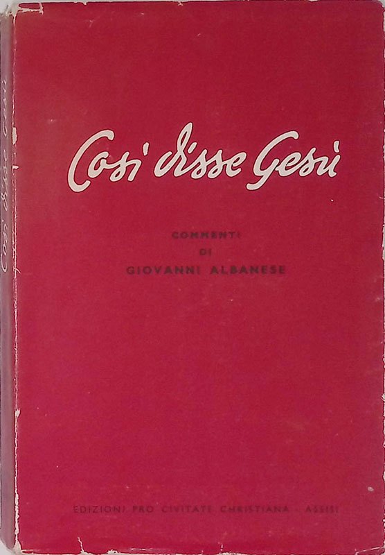 Così disse Gesù