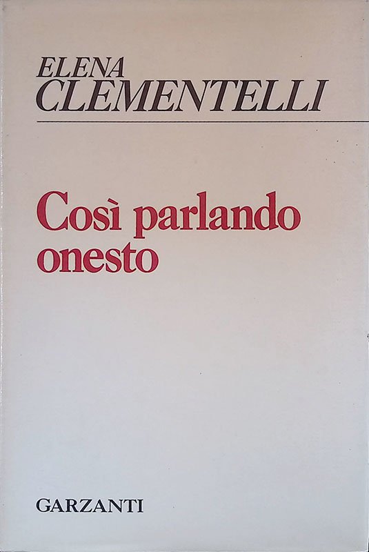 Così parlando onesto | Immagine principale