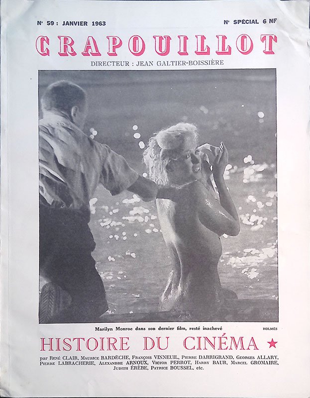 Crapouillot. N.59 Janvier 1963. Histoire du cinema. I