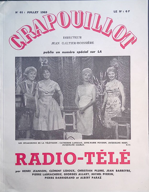 Crapouillot. N.61 Juillet 1963. Radio-Tele
