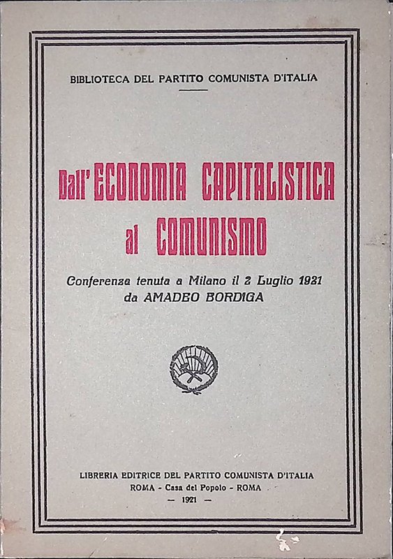 Dall'economia capitalistica al comunismo | Immagine principale