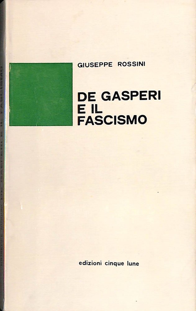 De Gasperi e il fascismo | Immagine principale