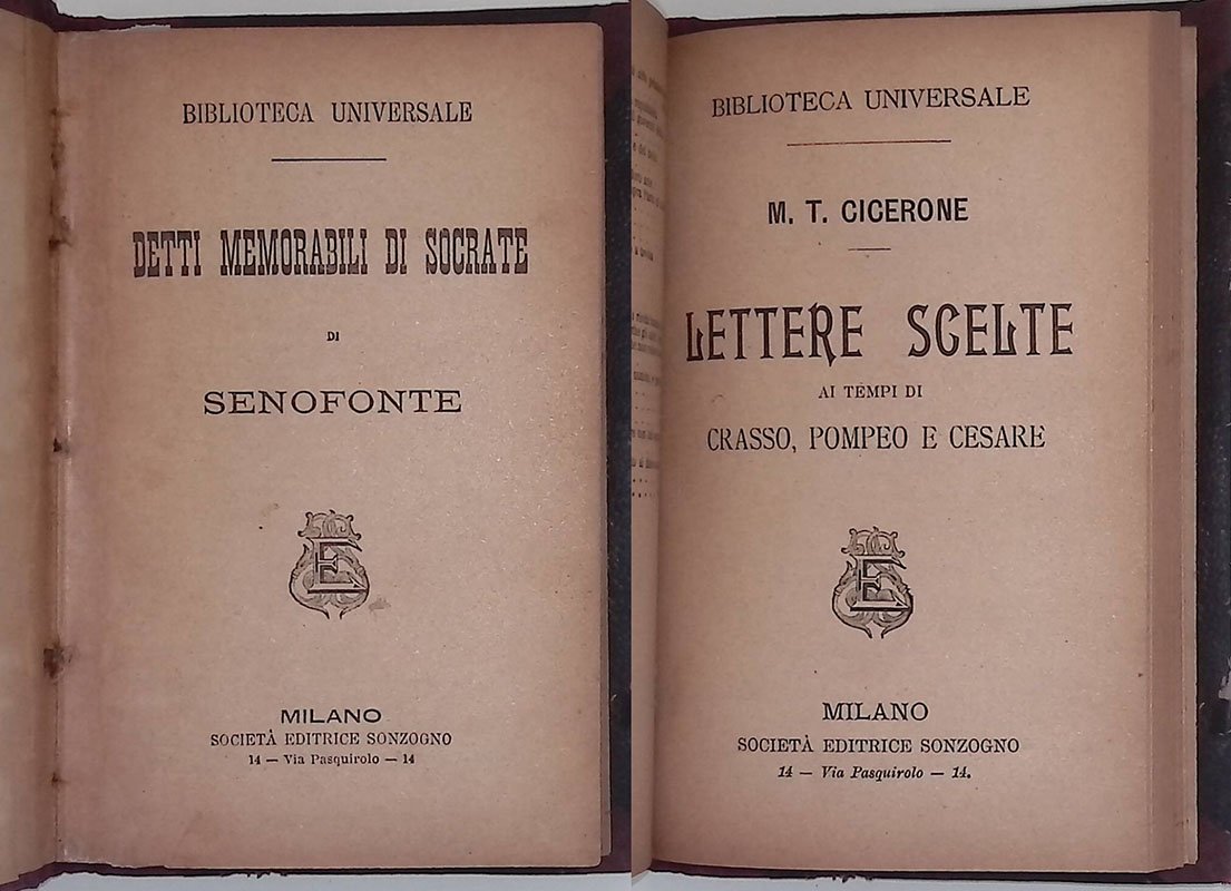 Detti memorabili di Socrate - Lettere scelte ai tempi di …