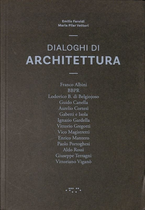 Dialoghi di architettura | Immagine principale