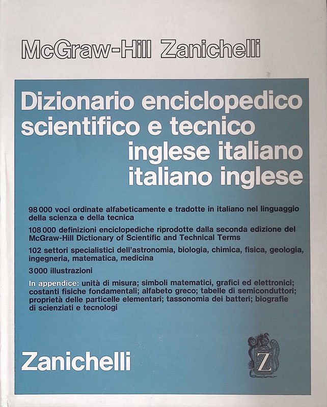 Dizionario enciclopedico scientifico e tecnico. Inglese-italiano, italiano-inglese | Immagine principale