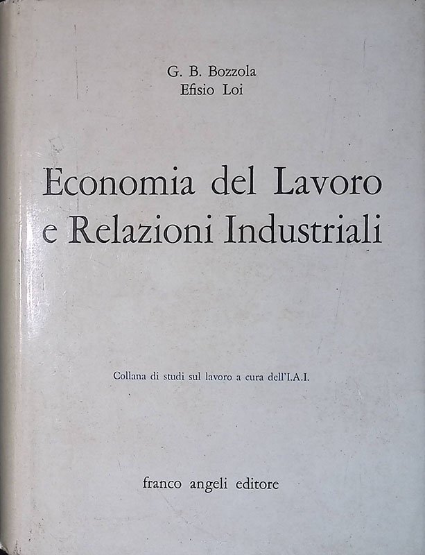 Economia del lavoro e relazioni industriali