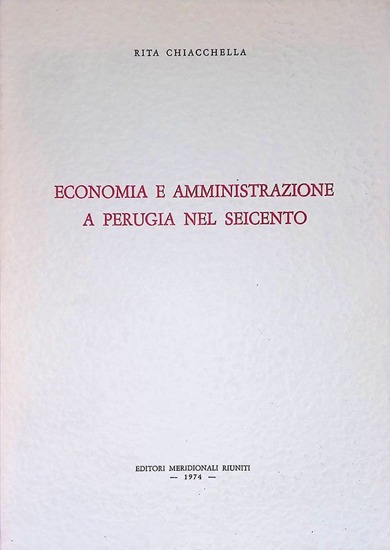 Economia e amministrazione a Perugia nel seicento | Immagine principale